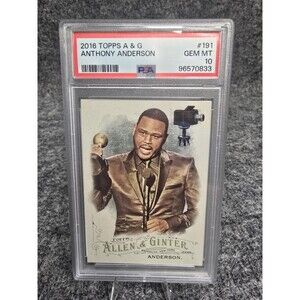 2016 Allen and Ginter Anthony Anderson PSA 10 Gem Mint Non Sports Card